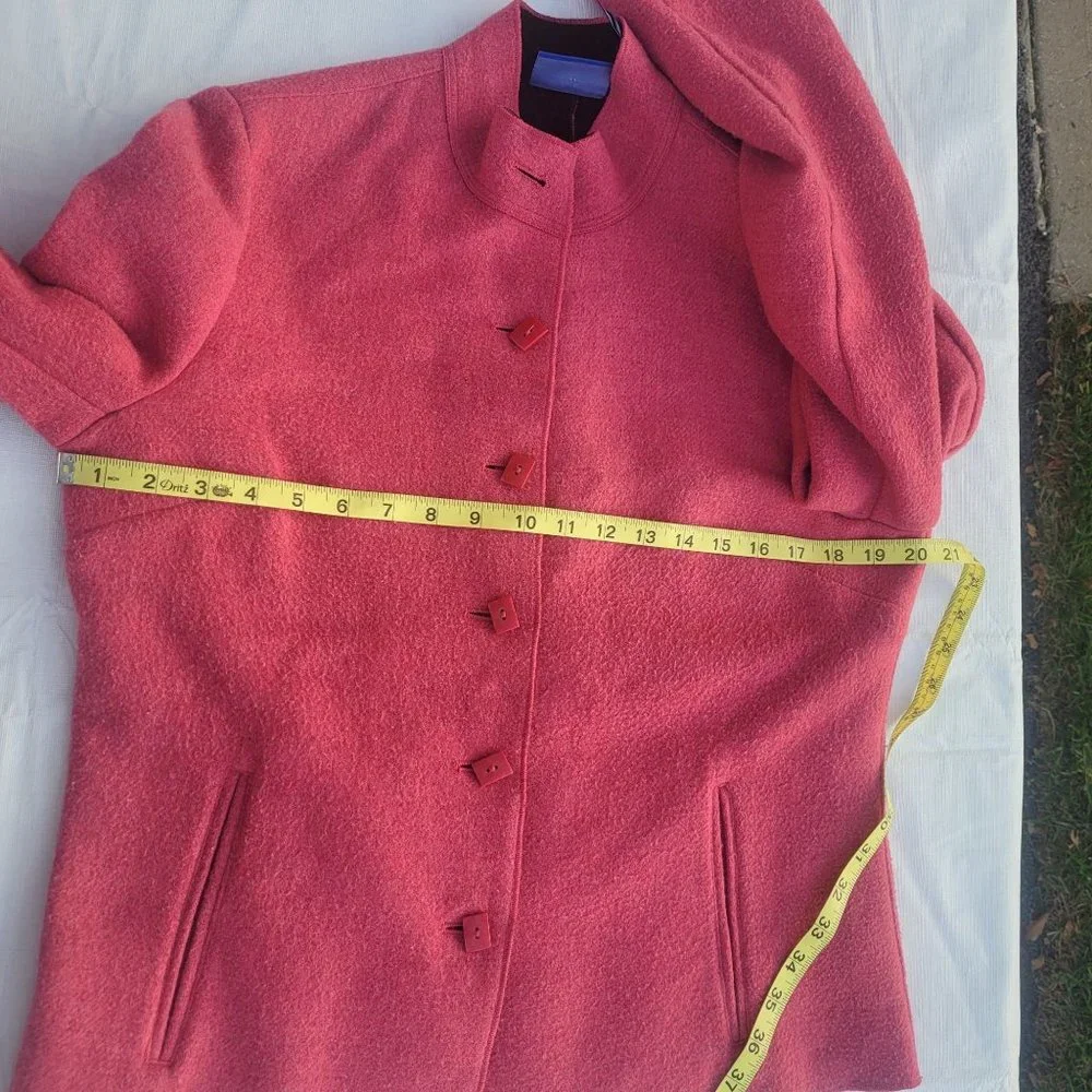 J. H. Collectibles Wool Blend Jacket Pink Women's size Medium - Picture 11 of 15